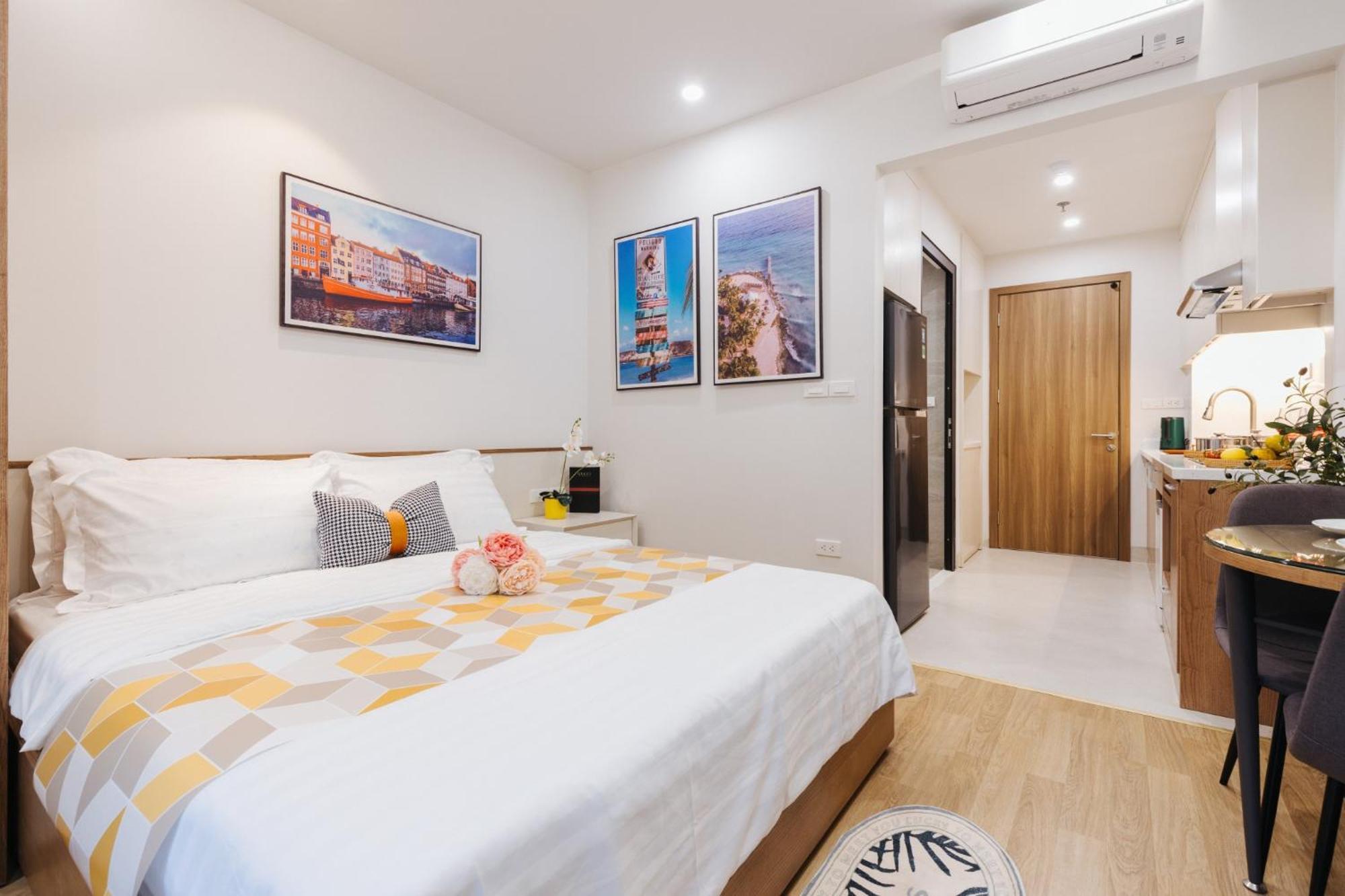 Margaery Boutique Apartment & Skyon9 Rooftop Bar Hanoi Exterior foto